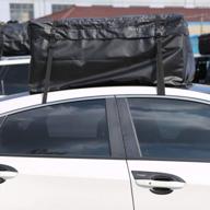 findauto cargo bag, водонепроницаемая грузовая сумка складные мягкие багажники на крышу работает с багажником на крышу или без него (15 куб. футов) логотип