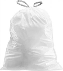 img 2 attached to Convenient & Durable: Plasticplace Simplehuman Code Y Compatible Drawstring Trash Bags - 100 Pack