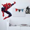 transform your room with roommates ultimate spiderman: giant peel and stick wall decal logo