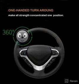 img 1 attached to 🚗 Cxtiy Steering Wheel Spinner Knob: Enhance Control & Comfort for All Vehicle Types!