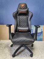 img 1 attached to Gaming chair COUGAR Armor One, on wheels, eco leather, black/orange [cu-armone] review by Stanislaw Szudek ᠌