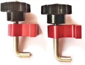 img 3 attached to Set Of 4 Aluminum Alloy Woodworking Clamps For Precision Woodworking On Benches, Saws And Routers.