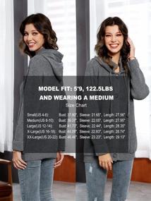img 2 attached to Women'S Oversized Shacket Cardigan With Hoodie For Fall/Winter - Casual Button-Down Coat/Jacket Sweater By ZXZY