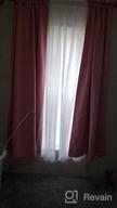 img 1 attached to Anjee Blackout Curtains For Bedroom 63 Inches Length Solid Plain Navy Blue Window Curtains Room Darkening Thermal Insulated Curtain Drapes 2 Panels Rod Pocket Drapery, Navy Blue 38X63 Inches review by Lukundo Lim