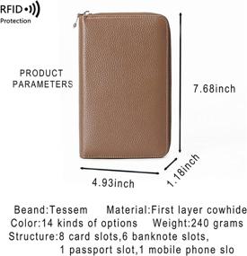 img 2 attached to Passport Universal Multifunctional Anti Theft Large Capacity Women's Handbags & Wallets ~ Wallets