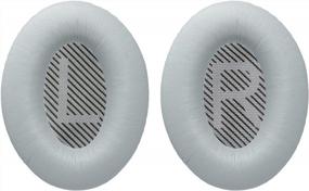 img 4 attached to Silver Replacement Ear-Pads Cushions For Bose QuietComfort-35 (QC-35) & QC-35 II Over-Ear Headphones