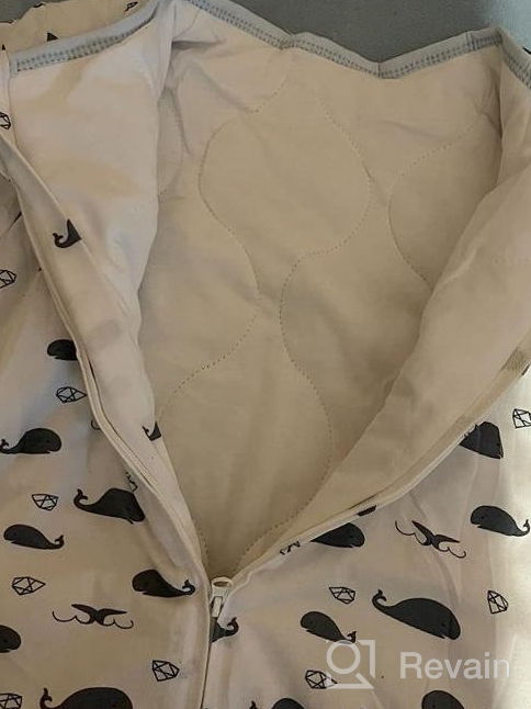 img 1 attached to 2.5 TOG Cotton Toddler Sleep Sack With Feet For Winter, Long Sleeve Baby Wearable Blanket For 2T-3T Weighted Sleep, Comfortable Sleep Sacks With Legs review by Sean Florence