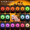 colorful sunset lamp with remote control - 16 color sunset projection options, led rainbow sunset projector for color changing ambience logo