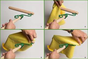 img 1 attached to 🧹 Zero Waste Cleaning: Quick-Loop Mop Head (Washable Cloth/Microfiber) for Mopping & Dusting