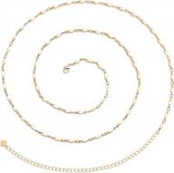 18k gold pearl bikini body chain adjustable shell charms beach jewelry handmade for women sexy waist chain logo