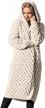 stay fashionably cozy with koodred women's warm hooded knit cardigan sweater logo