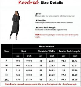 img 1 attached to Stay Fashionably Cozy With Koodred Women'S Warm Hooded Knit Cardigan Sweater