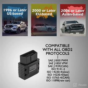 img 1 attached to 🔑 VLINKER MC+ Bluetooth OBD2 Scanner: iPhone, Android & Windows Compatibility | OBDII Diagnostic Scan Tool | Unlock Hidden Car Features | Highly Recommended by FORScan & BimmerCode