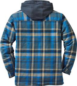 img 3 attached to Stay Warm And Stylish: Men'S Hooded Shirt Jacket By Legendary Whitetails