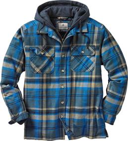img 2 attached to Stay Warm And Stylish: Men'S Hooded Shirt Jacket By Legendary Whitetails