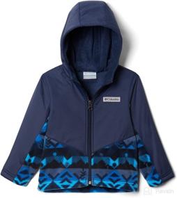 img 3 attached to 🏻 Columbia Girls' Steens Mountain Hoodie with Overlay Design