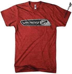 img 3 attached to 🚘 Dodge Viper Dash Plaque T-Shirt for Men in Heather Red