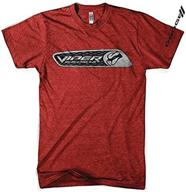 🚘 dodge viper dash plaque t-shirt for men in heather red logo