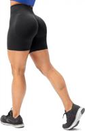 lavento women's scrunch butt lifting seamless biker shorts: tummy control & gym workout perfection! logo