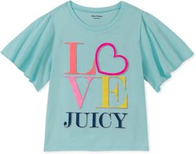 img 1 attached to 👚 Juicy Couture Little Fashion Oatmeal Girls' Tops, Tees & Blouses