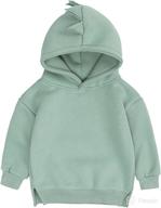 comfortable unisex baby hooded sweatshirt with long sleeves - a cozy sweat top logo