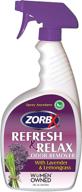 🌿 lavender odor eliminator spray by zorbx - refreshing relaxation with lavender & lemongrass fragrance, powerful odor remover and fabric refresher spray, ideal addition to your cleaning routine (24 oz) логотип