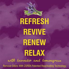img 3 attached to 🌿 Lavender Odor Eliminator Spray by ZORBX - Refreshing Relaxation with Lavender & Lemongrass Fragrance, Powerful Odor Remover and Fabric Refresher Spray, Ideal Addition to Your Cleaning Routine (24 OZ)
