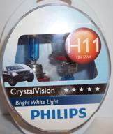 img 1 attached to Car halogen lamp Philips Crystal Vision 12362CVSM H11 12V 55W PGJ19-2 4300K ​​2 pcs. review by Wiktor Krel ᠌