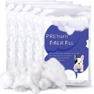 premium polyester fiber fill stuffing for small dolls, pillows, comforters, diy pets beds - 700g/24.6oz recyclable logo