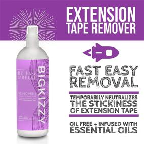 img 3 attached to Big Kizzy Remover 1: Fast & Easy Tape-In Hair Extension Adhesive Removal, 8 Oz