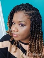 img 1 attached to Get A Bold Look With Dorsanee 8 Packs Of Burgundy Passion Twist Hair For Black Women - Pre-Twisted, Pre-Looped Crochet Braids In 10 Inch Bohemian Style Synthetic Braiding Hair Extension (TBug) review by Anna Coleman