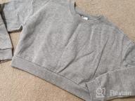 img 1 attached to MixMatchy Women'S Soft And Comfy Basic Pullover Crewneck Fleece Sweatshirt review by John Milligan