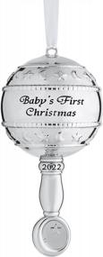 img 4 attached to Klikel Baby'S First Christmas Ornament 2022 - Silver 3D Rattle Baby First Christmas Ornament 2022-1St Christmas Baby Ornament 2022 - Babies First Christmas Ornament - Boy Girl Keepsake Ornament 2022