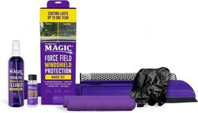 img 4 attached to 🪟 NANO MAGIC Force Field Windshield Protection Kit - Hydrophobic Coating Repellent for Rain, Bugs, and Salts on Car Windshield, Lasting up to 1 Year - Standard Kit