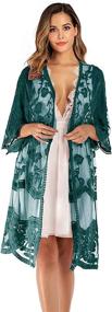 img 3 attached to Womens Cardigan Blouses Coverup Vintage Women's Clothing : Swimsuits & Cover Ups