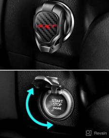img 2 attached to For SXT Dodge Car Engine Start Button Cover General Motors Ignition Switch Decorative Cover