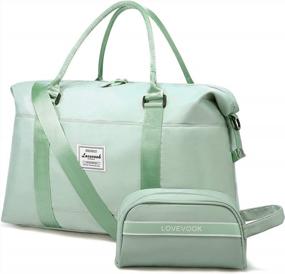 img 4 attached to Путешествуйте стильно с сумкой LOVEVOOK Weekender Bag: универсальная и шикарная сумка для женщин