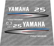 411 decals комплект замены высокого качества для yamaha 25 four stroke outboard (2002-2006) - наклейки на двигатель логотип