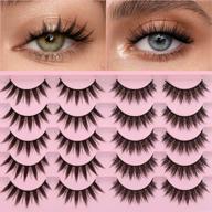 get the perfect anime look with 10 pairs of mixed doll manga lashes - long, thick and wispy! logo