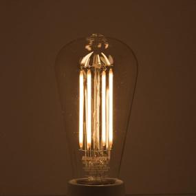 img 1 attached to Vintage Charm At Low Wattage - Dimmable 5 Watt LED Bulbs In A Pack Of 2 (2200K, 80 CRI)