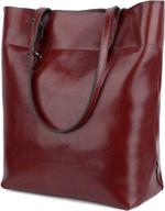 👜 yaluxe women's handbags & wallets: stylish leather shoulder bags with spacious capacity and secure closure логотип
