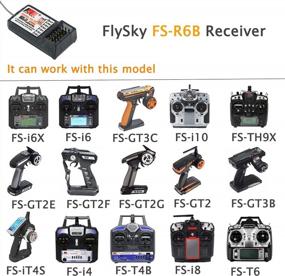 img 1 attached to RCmall FS-R6B 2.4G 6 Channel Receiver Radio Model Remote Control Receiver For RC Car FS-I10,FS-I8,FS-I6X, FS-I6,S-TH9X,FS-T6,FS-CT6B,FS-T4B, FS-GT2,FS-GT2E,FS-GT2F,FS-GT2G,FS-GT2B,FS-GT3B