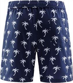 img 3 attached to Men'S Quick Dry 4 Way Stretch Swim Trunks 7" Beach Bathing Suits Swimming Shorts