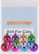 🔔 enhance your cat's safety with muzitao® bell for cats (12 pack) - the ultimate loudest and strongest bell set for cat collars логотип