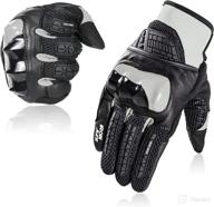 borleni motorcycle gloves touchscreen breathable logo