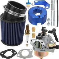 обновленный карбюратор grehua carb air filter jet kit для predator 301cc 420cc 13hp 15hp gx340 gx390 389cc performance stage 1 мини-велосипед go kart гольф-корзина газонокосилка мойка высокого давления ohv двигатель blue логотип