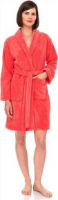 img 2 attached to TowelSelections Women'S Robe, Plush Fleece Short Spa Bathrobe