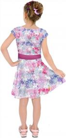img 2 attached to Unicorn Christmas Mistletoe Party Sleeveless/Short Sleeve Dress For Girls By PattyCandy