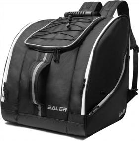 img 4 attached to EALER SBS400 Ski And Snowboard Backpack: Perfect For Organizing Helmets, Boots, Gloves, Jackets, And Accessories Of Men, Women, And Youth