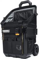 pro-grade toughbuilt rolling tool bag - massive mouth, large 14 inches - durable construction for heavy-duty use (tb-ct-61-14) logo